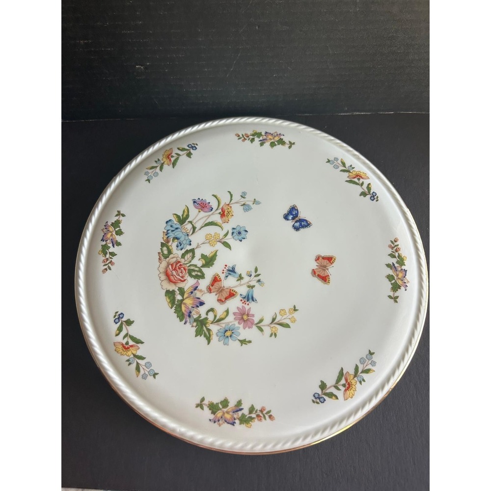 Aynsley 12" Round Cottage Garden Platter
